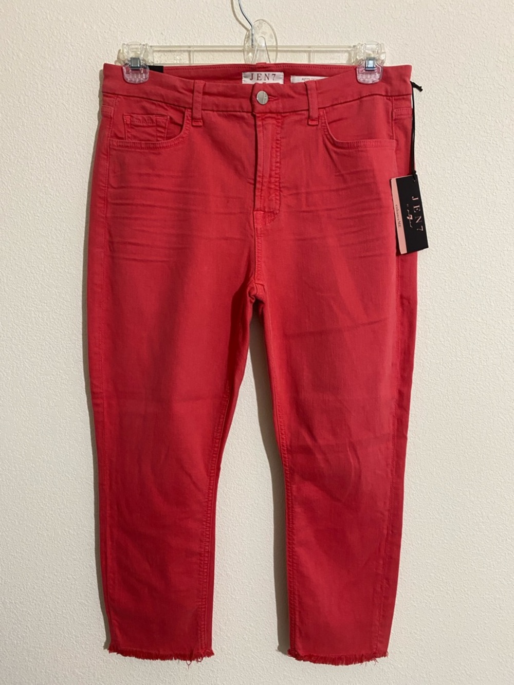 JEN7 by 7 For All Mankind Petite Cropped Skinny Jean Pants Women's Size 10P